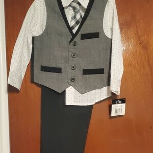 Gray and Black Kids Matching Set